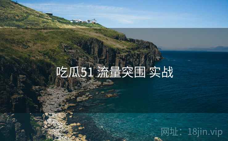 吃瓜51 流量突围 实战