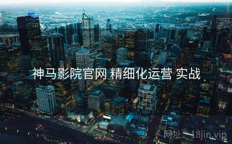 神马影院官网 精细化运营 实战
