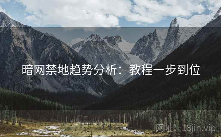 暗网禁地趋势分析：教程一步到位